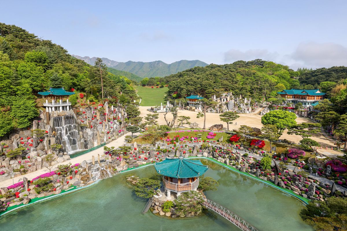 월명동 항공사진